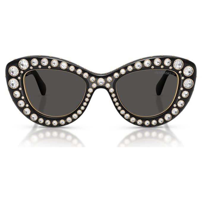 Zonnebril in cat-eye-vorm, Sk6060, zilverkleurig Zonnebril in cat-eye-vorm, Sk6060, zilverkleurig