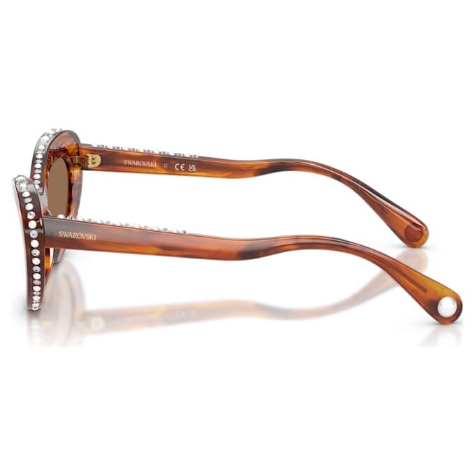 Zonnebril in cat-eye-vorm, Sk6061U, bruin Zonnebril in cat-eye-vorm, Sk6061U, bruin