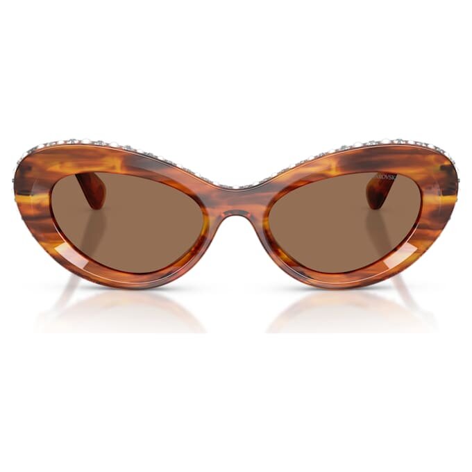 Zonnebril in cat-eye-vorm, Sk6061U, bruin Zonnebril in cat-eye-vorm, Sk6061U, bruin