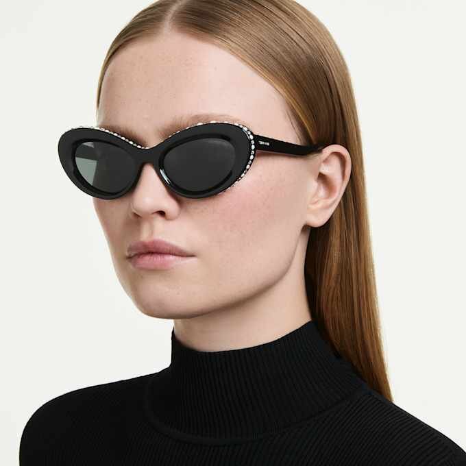 Zonnebril in cat-eye-vorm, Sk6061U, zwart Zonnebril in cat-eye-vorm, Sk6061U, zwart