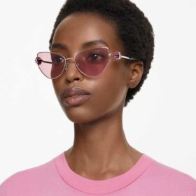 Zonnebril in cat-eye-vorm, Sk7003, roze