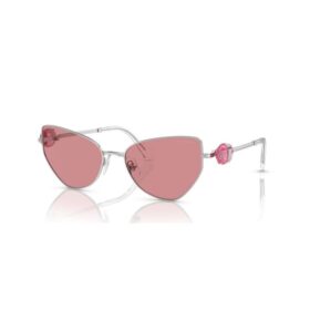 Zonnebril in cat-eye-vorm, Sk7003, roze