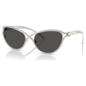 Zonnebril in Cat-Eye-vorm, Sk7025, zilverkleurig