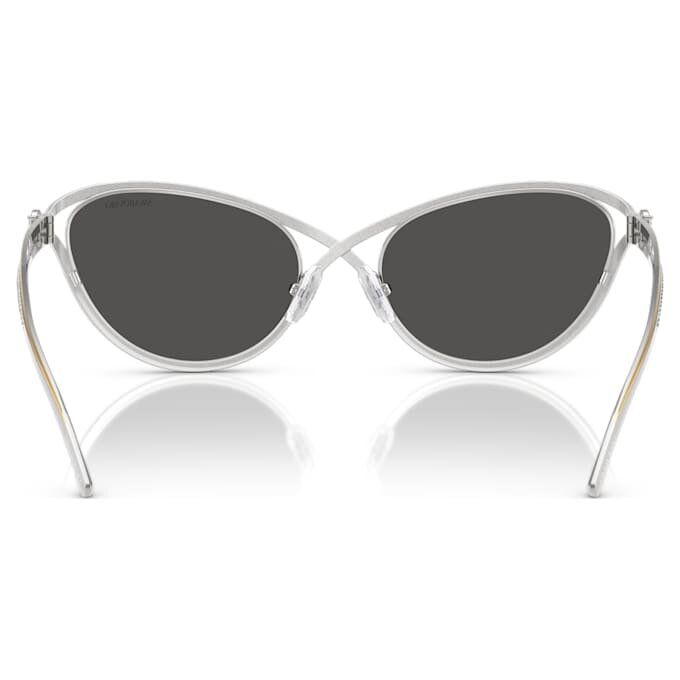 Zonnebril in Cat-Eye-vorm, Sk7025, zilverkleurig Zonnebril in Cat-Eye-vorm, Sk7025, zilverkleurig