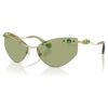 Zonnebril in cat-eye-vorm, SK7039, goudkleurig Zonnebril in cat-eye-vorm, SK7039, goudkleurig