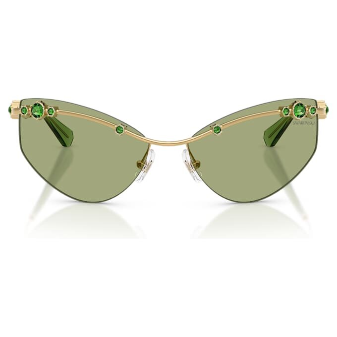 Zonnebril in cat-eye-vorm, SK7039, goudkleurig Zonnebril in cat-eye-vorm, SK7039, goudkleurig