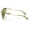 Zonnebril in cat-eye-vorm, SK7039, goudkleurig Zonnebril in cat-eye-vorm, SK7039, goudkleurig