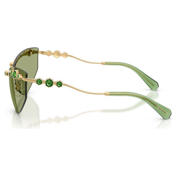 Zonnebril in cat-eye-vorm, SK7039, goudkleurig Zonnebril in cat-eye-vorm, SK7039, goudkleurig