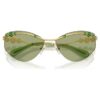 Zonnebril in cat-eye-vorm, SK7039, goudkleurig Zonnebril in cat-eye-vorm, SK7039, goudkleurig