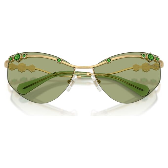 Zonnebril in cat-eye-vorm, SK7039, goudkleurig Zonnebril in cat-eye-vorm, SK7039, goudkleurig