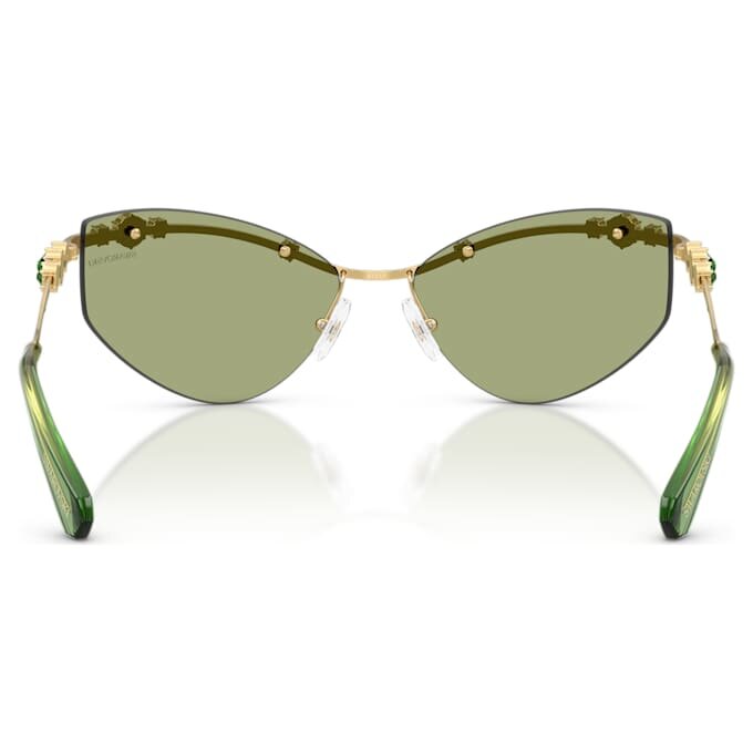 Zonnebril in cat-eye-vorm, SK7039, goudkleurig Zonnebril in cat-eye-vorm, SK7039, goudkleurig