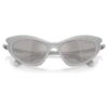 Zonnebril in cat-eye-vorm, zilverkleurig Zonnebril in cat-eye-vorm, zilverkleurig