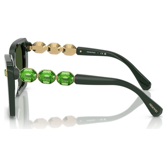Zonnebril met vierkante vorm, Sk6032, groen Zonnebril met vierkante vorm, Sk6032, groen