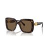 Zonnebril oversized, vierkante vorm, SK6001, bruin Zonnebril oversized, vierkante vorm, SK6001, bruin