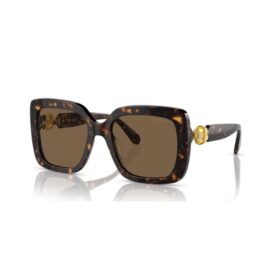 Zonnebril oversized, vierkante vorm, SK6001, bruin