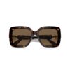 Zonnebril oversized, vierkante vorm, SK6001, bruin Zonnebril oversized, vierkante vorm, SK6001, bruin