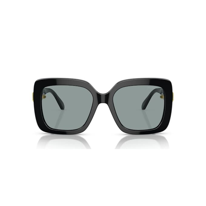 Zonnebril oversized, vierkante vorm, SK6001, zwart Zonnebril oversized, vierkante vorm, SK6001, zwart