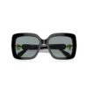 Zonnebril oversized, vierkante vorm, SK6001, zwart Zonnebril oversized, vierkante vorm, SK6001, zwart