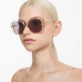 Zonnebril oversized, vierkante vorm, Sk6011, paars