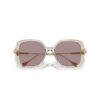 Zonnebril oversized, vierkante vorm, Sk6011, paars Zonnebril oversized, vierkante vorm, Sk6011, paars