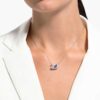 Zwaan-ketting Dansende zwaan, blauw, gerhodineerd Zwaan-ketting Dansende zwaan, blauw, gerhodineerd