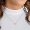 Zwaan-ketting Zwaan, roze, roségoudkleurig verguld Zwaan-ketting Zwaan, roze, roségoudkleurig verguld