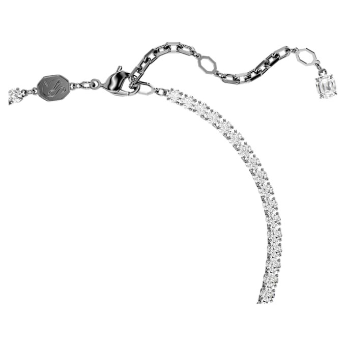 Zwaanhanger en -broche, wit, gerutheniumd Zwaanhanger en -broche, wit, gerutheniumd