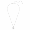 Zwaanhanger met gemengde slijpvormen, Zwaan, Wit Zwaanhanger met gemengde slijpvormen, Zwaan, Wit