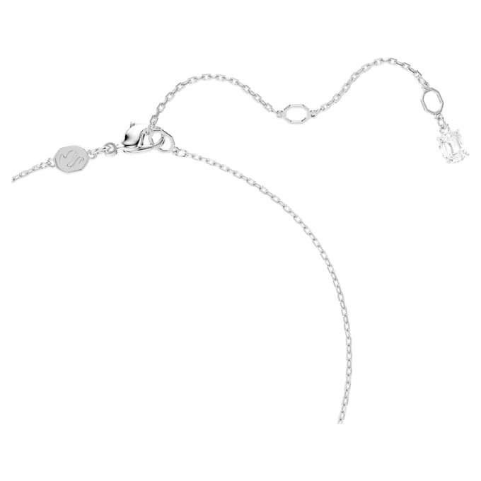 Zwaanhanger met gemengde slijpvormen, Zwaan, Wit Zwaanhanger met gemengde slijpvormen, Zwaan, Wit