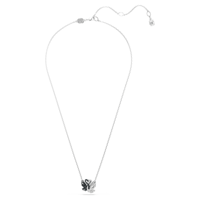 Zwaanhanger Zwaan, zwart, afwerking van gemengd metaal Zwaanhanger Zwaan, zwart, afwerking van gemengd metaal