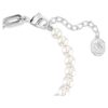 Zwanenarmband met kristallen parels, zwaan, zwart, gemengde metalen afwerking Zwanenarmband met kristallen parels, zwaan, zwart, gemengde metalen afwerking