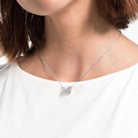 Zwanenketting Dansende zwaan, wit, gerhodineerd