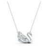 Zwanenketting Dansende zwaan, wit, gerhodineerd